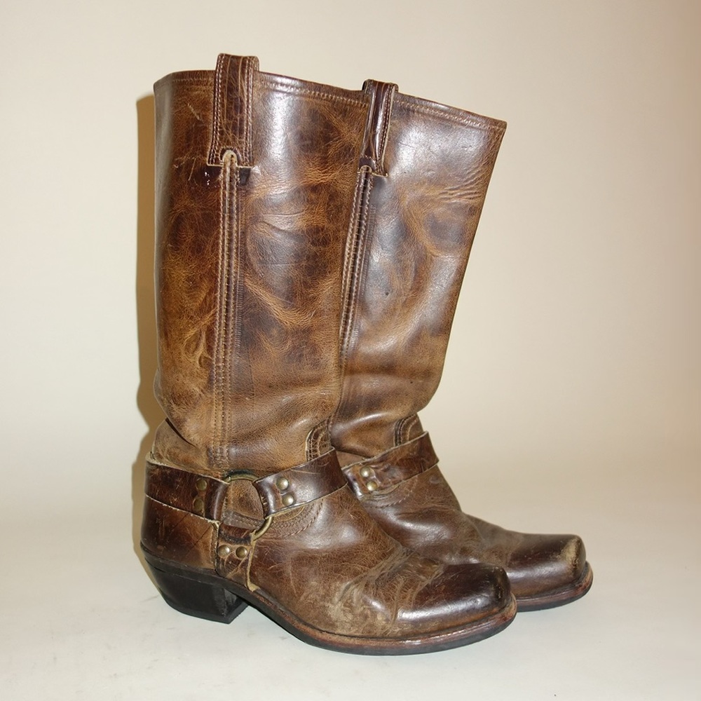 Frye harness boot